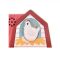 Puzzle din lemn cu sunete, Luna Toys, Ferma, 5 piese