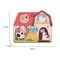 Puzzle din lemn cu sunete, Luna Toys, Ferma, 5 piese