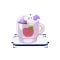 Figurina surpriza Hello Kitty, Big Apple Workshop, 4,5 cm