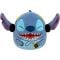 Jucarie de plus, Squishmallows, Disney Stitch cu casti, 25 cm