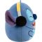 Jucarie de plus, Squishmallows, Disney Stitch cu casti, 25 cm