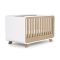 Patut bebe cu colturi rotunjite Home Concept, Alb