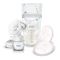 Pachet alaptare AVENT Pompa san SCF330/20 + Recipiente stocare SCF603/25 + Tampoane san SCF254/30