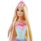 Papusa Barbie cu par blond - Regatul parului fara sfarsit