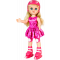 Papusa Maia pe role - rochita roz