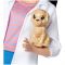 Papusa Barbie Career, Medic veterinar cu catelus DVF58