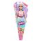 Papusa printesa cu par albastru si rochie blue, Dreameez