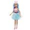 Papusa printesa cu par albastru si rochie blue, Dreameez