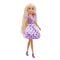 Papusa printesa cu par blond si rochie mov, Dreameez