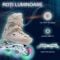 Set de role, Action One Pastel, Marimea M (32-35), cu casca, protectii si geanta transport, roti luminoase, Crem