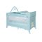 Patut pliabil Lorelli, Noemi plus, cu 2 niveluri si accesorii, Blue surf teddy