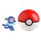 Figurina in bila Clip N Go Pokemon S2 - Popplio, Poke Ball (95064)