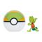 Figurina in bila Clip N Go Pokemon S2, Treecko si Nest Ball