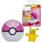 Figurina in bila Clip N Go Pokemon S2, Pikachu si Love Ball
