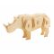 Puzzle din lemn 3D Safari Eicchorn, Rinocer