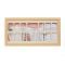 Rama de 12 poze si amprenta Baby Memory Prints, natur