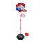 Set cos de baschet cu suport reglabil si minge, Rising Sports, 93-120 cm