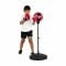 Set de box minge cu stand reglabil si manusi, Rising Sports, 80-110 cm