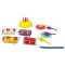 Set de modelare din plastilina, pentru cofetarie, Crafy, 17 piese, 200 g