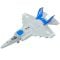Avion Jet Fighter cu lumini si sunete, Cool Machines, 1:16, Albastru