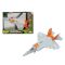 Avion Jet Fighter cu lumini si sunete, Cool Machines, 1:16, Portocaliu