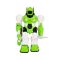 Robot cu lumini si sunete, Storm Brave, Verde, 25 cm