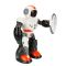 Robot cu lumini si sunete, Sunman, Warrior, Portocaliu, 29 cm