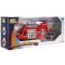 Elicopter de marfa cu 4 mini vehicule, Maxx Wheels, Rosu