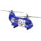 Elicopter de marfa cu 4 mini vehicule, Maxx Wheels, Albastru