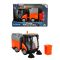 Masina de curatare cu lumini si sunete Cool Machines, 1:16, 20 cm