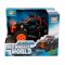 Masina de teren cu sunete si lumini, Rock Crawler, Portocaliu, 19 cm