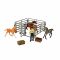 Set figurine, Crazoo, Animale de la ferma, Cal gri
