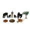 Set de joaca cu animale din jungla, Crazoo, Gorila