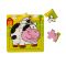 Puzzle din lemn, Woody, Animale domestice, 9 piese