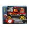 Camioneta cu Lumini si Sunete, Maxx Wheels, Rosu, 23 cm