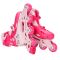 Role reglabile, Rising Sports, Hello Kitty, Marime 34-37, Roz