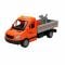 Camion de asistenta rutiera cu semne de circulatie, Maxx Wheels, Portocaliu, 25 cm