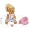 Papusa bebelus Boubou, Cu par blond, 30 cm