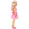 Papusa Clara in tinuta de petrecere, Dollz n More, cu rochie roz, 80 cm