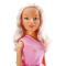 Papusa Clara in tinuta de petrecere, Dollz n More, cu rochie roz, 80 cm