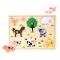 Puzzle din lemn, Woody, Animale domestice, 8 piese