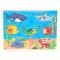 Puzzle din lemn, Woody, Animale marine, 7 piese