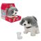 Jucarie de plus interactiva, Puffy Friends, Catelus, Gri