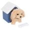 Jucarie de plus interactiva, Puffy Friends, Catelus cu casuta
