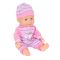 Papusa bebelus cu balansoar si accesorii, Boubou, 30 cm