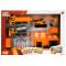 Set de joaca cu vehicule, Maxx Wheels, City Building, Portocaliu