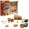 Set de joaca cu vehicule, Maxx Wheels, City Building, Portocaliu