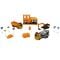Set de joaca cu vehicule, Maxx Wheels, City Building, Portocaliu