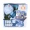 Set unelte de asamblare 2 in 1, Tool Shop, Dinozaur Tyrannosaurus, 45 piese