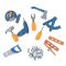 Set unelte de asamblare 2 in 1, Tool Shop, Dinozaur Tyrannosaurus, 45 piese